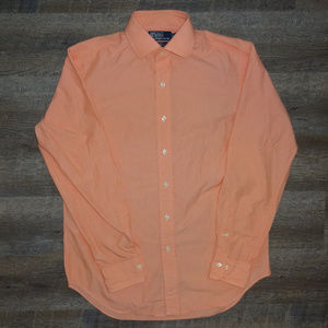 Polo Ralph Lauren Shirt Pink Salmon Button Down M